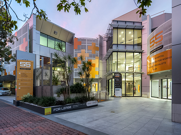 front view building